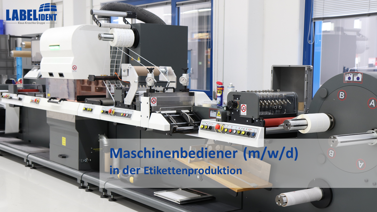 Maschinenbediener (m/w/d) in der Etikettenproduktion